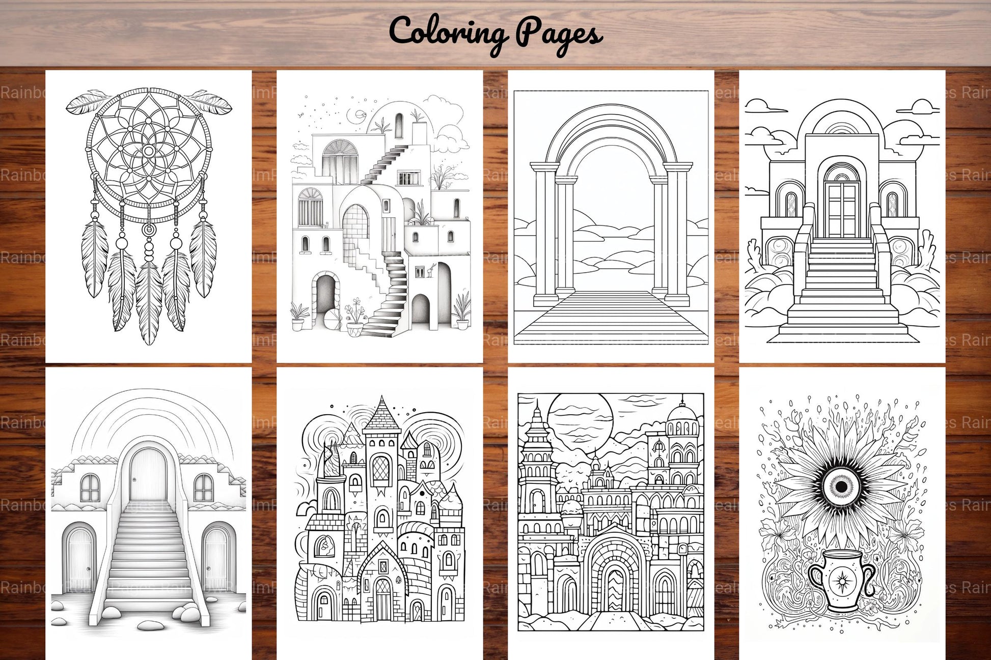 Boho Art Coloring Book - CraftNest - Digital Crafting and Art