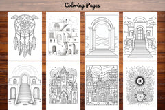 Boho Art Coloring Book - CraftNest - Digital Crafting and Art