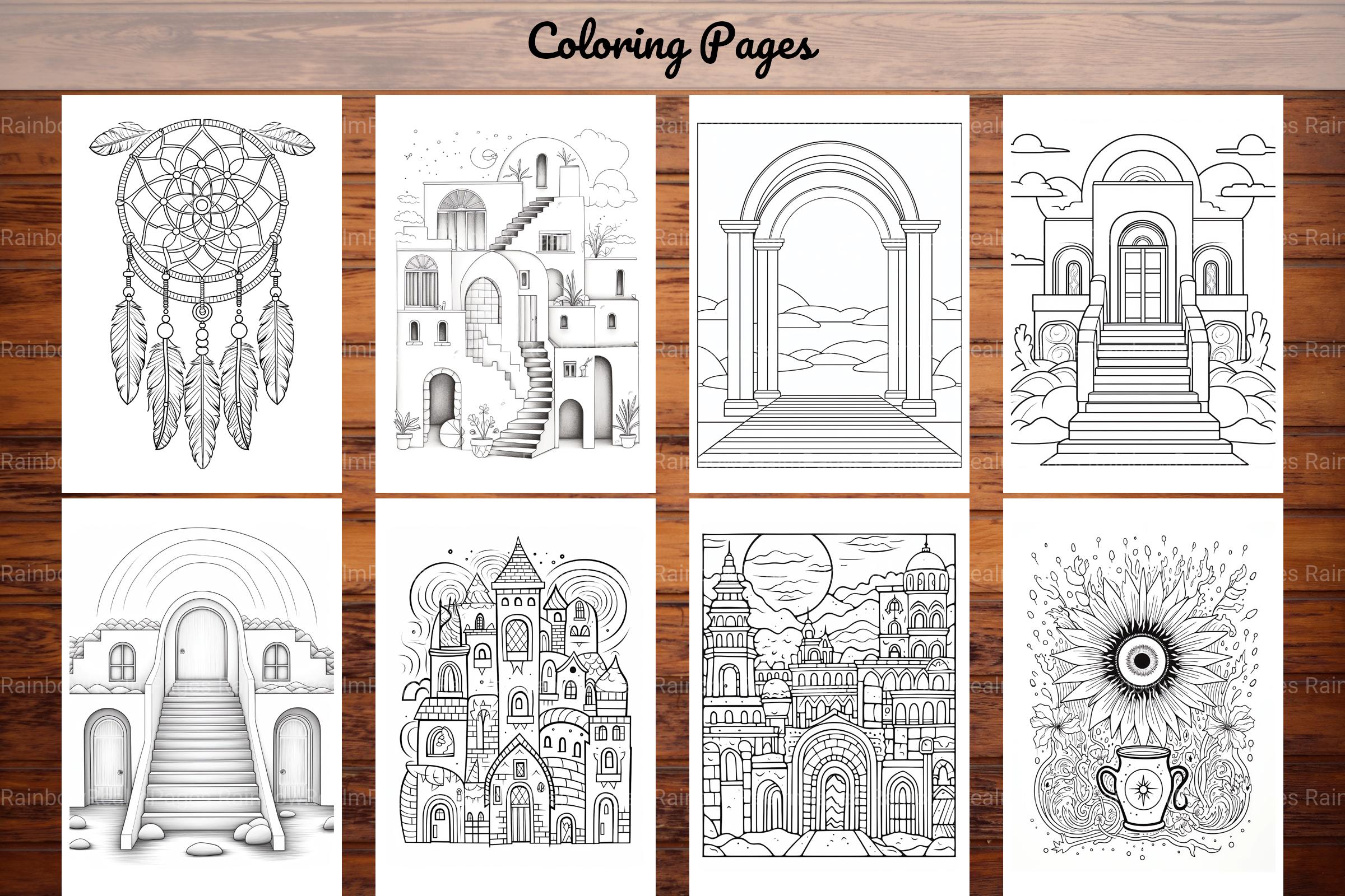 Boho Art Coloring Book - CraftNest - Digital Crafting and Art
