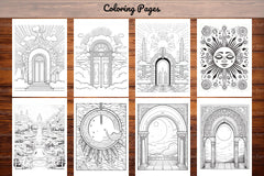 Boho Art Coloring Book - CraftNest - Digital Crafting and Art