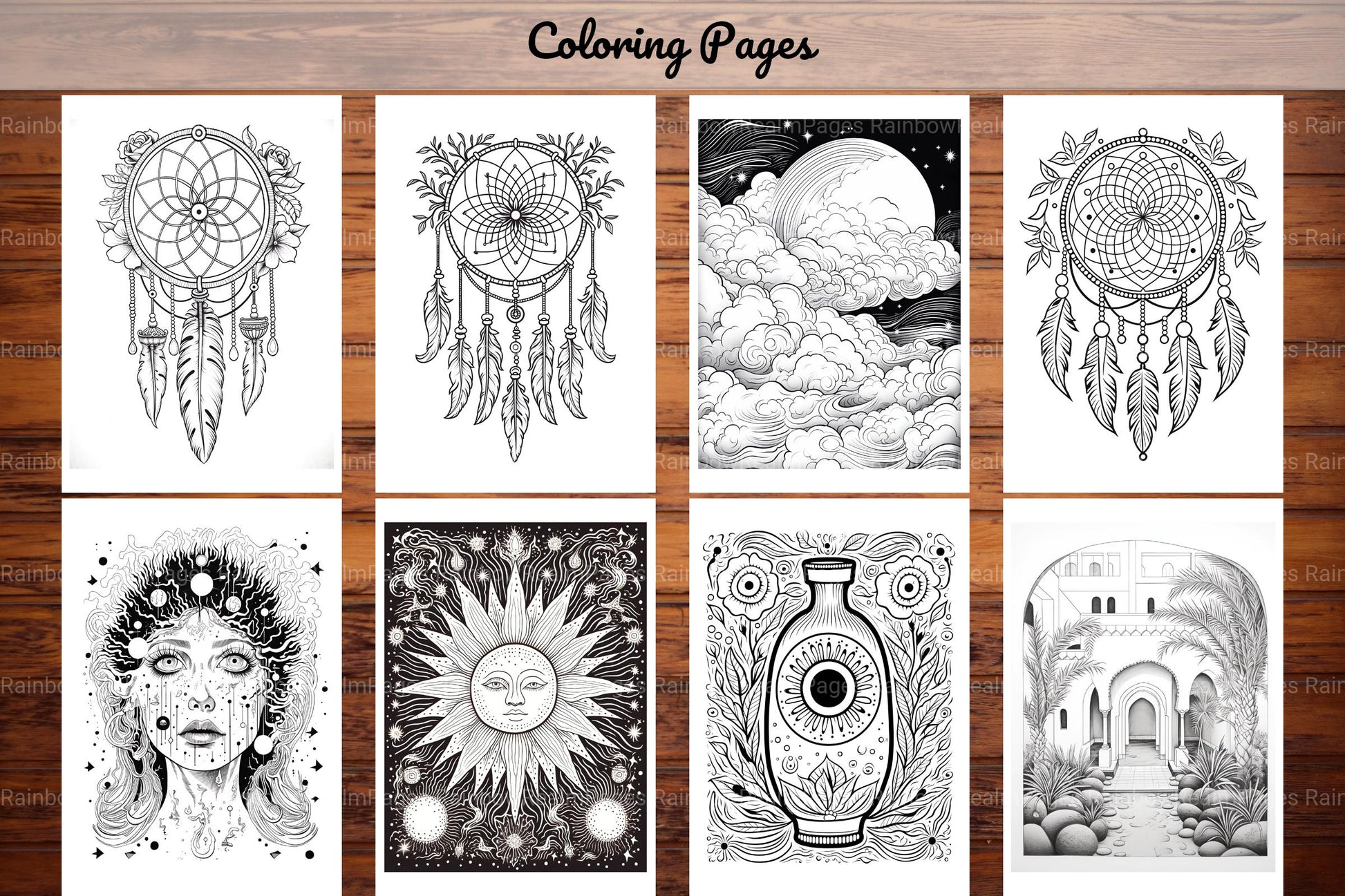 Boho Art Coloring Book - CraftNest - Digital Crafting and Art