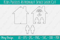 Family Keychain SVG Home Key Holder Laser Cut SVG Bundle 1 - CraftNest - Digital Crafting and Art