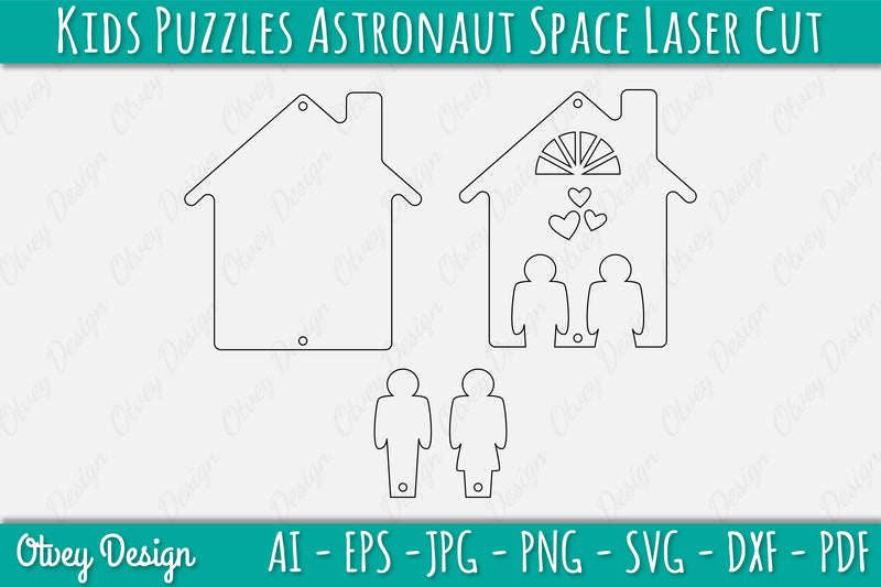 Family Keychain SVG Home Key Holder Laser Cut SVG Bundle 1 - CraftNest - Digital Crafting and Art