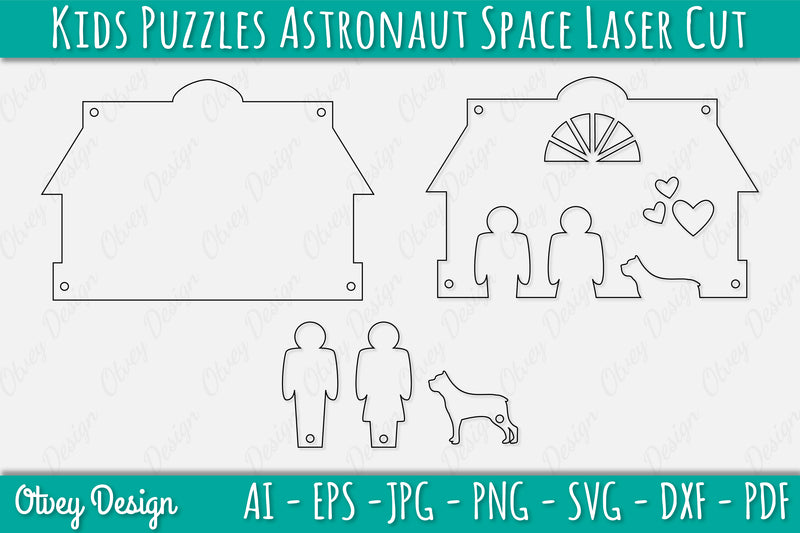 Family Keychain SVG Home Key Holder Laser Cut SVG Bundle 3 - CraftNest - Digital Crafting and Art