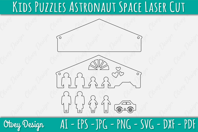 Family Keychain SVG Home Key Holder Laser Cut SVG Bundle 5 - CraftNest - Digital Crafting and Art