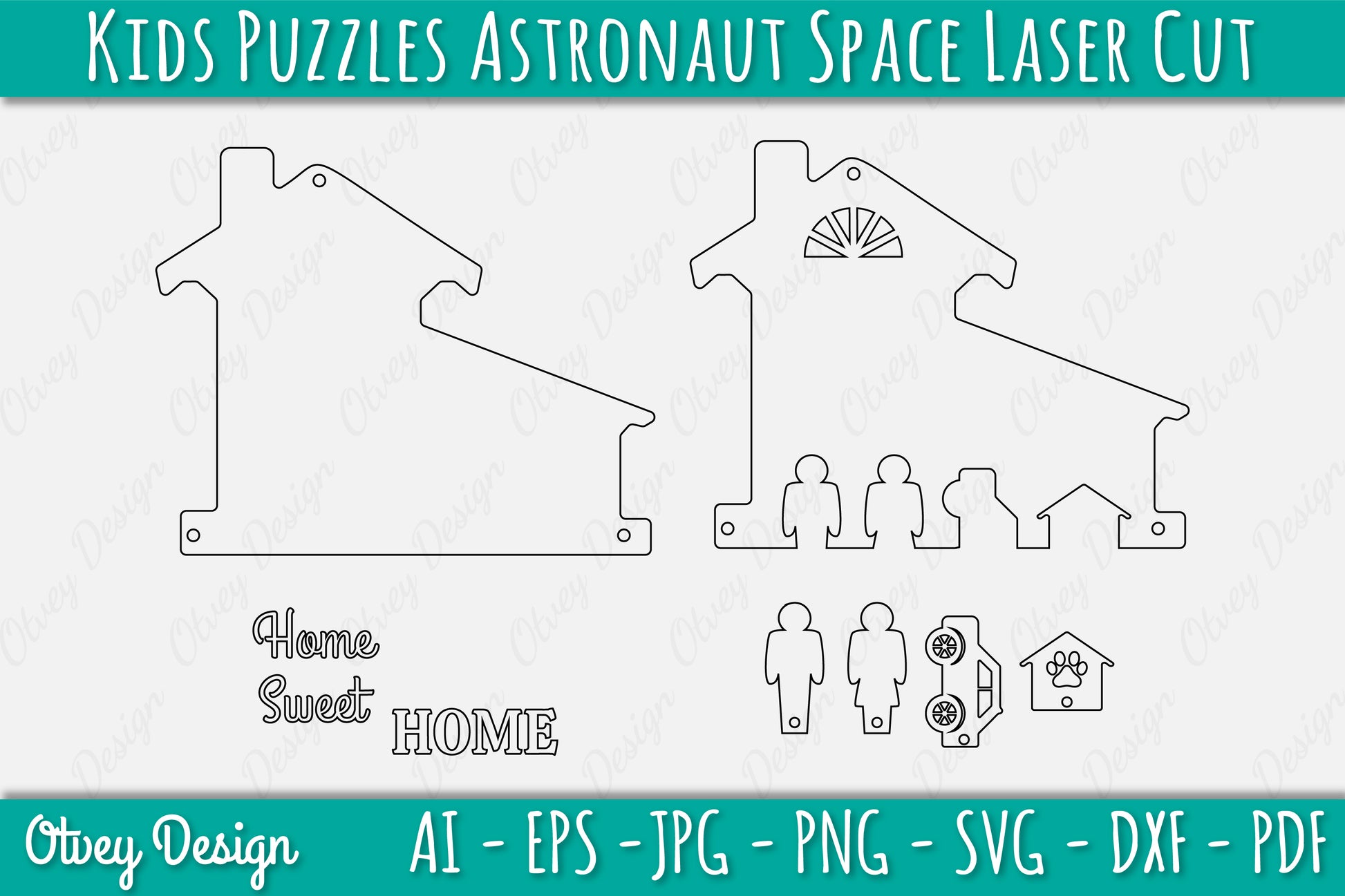 Family Keychain SVG Home Key Holder Laser Cut SVG Bundle 7 - CraftNest - Digital Crafting and Art