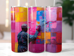 Artist Profession 1 Tumbler Wrap - CraftNest - Digital Crafting and Art