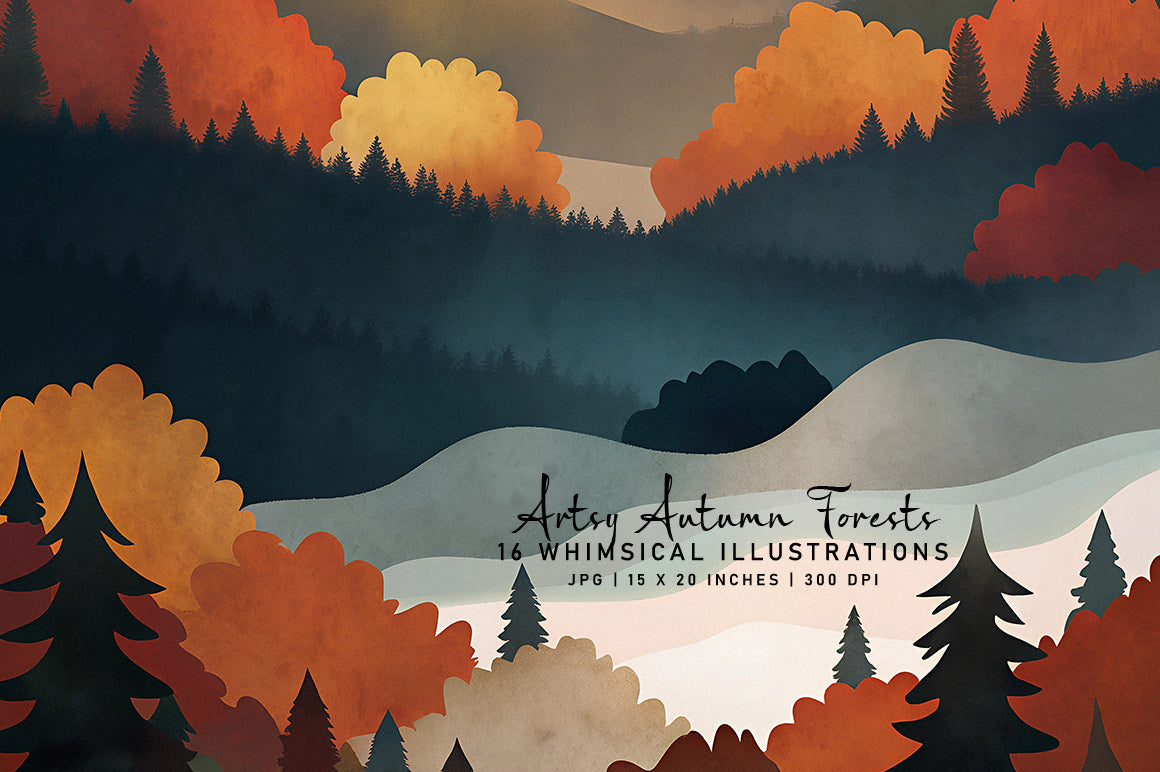 Artsy Autumn Forests - CraftNest - Digital Crafting and Art