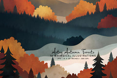 Artsy Autumn Forests - CraftNest - Digital Crafting and Art