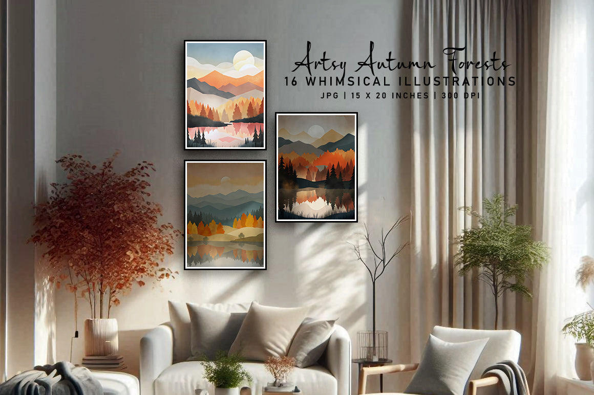 Artsy Autumn Forests - CraftNest - Digital Crafting and Art