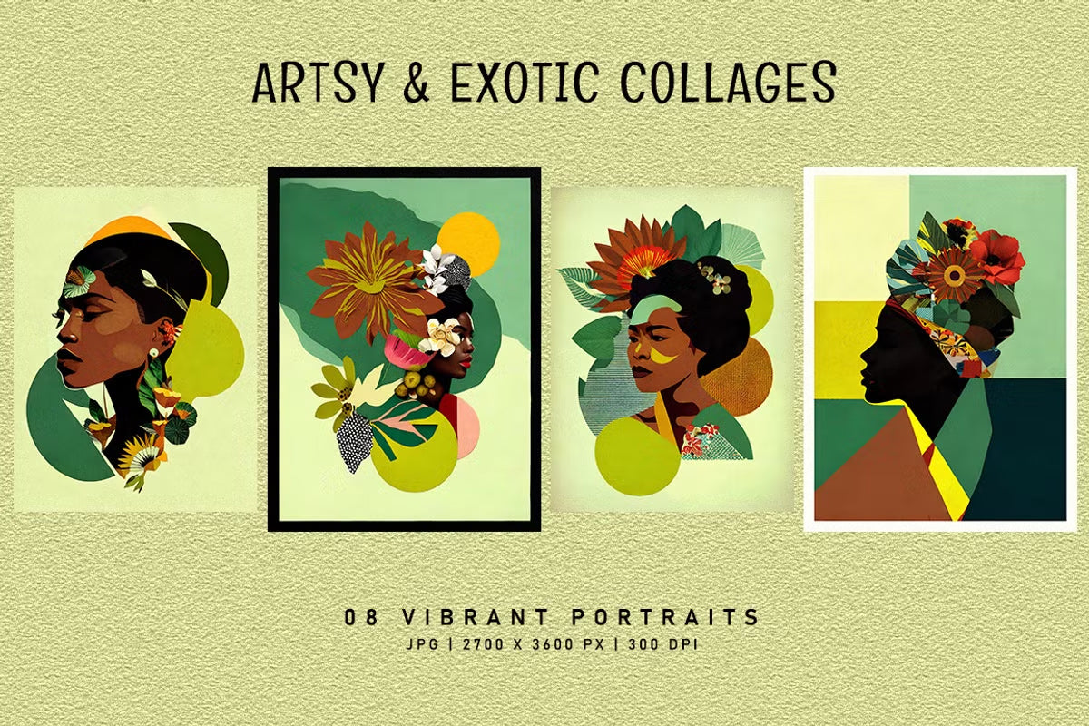 Artsy Exotic Collages