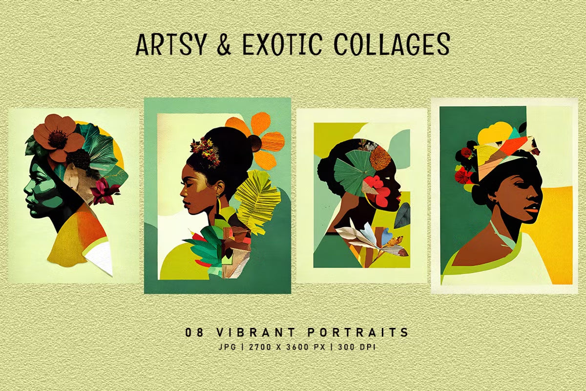 Artsy Exotic Collages