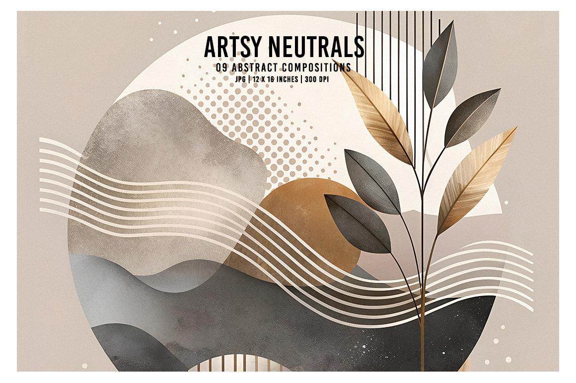 Artsy Neutrals - Wall Art