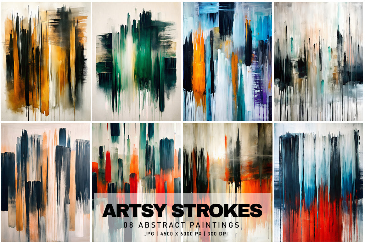Artsy Strokes - Wall Art
