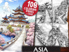 Asia Coloring Books