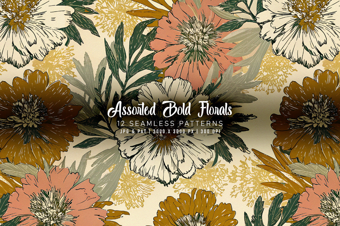 Assorted Bold Florals