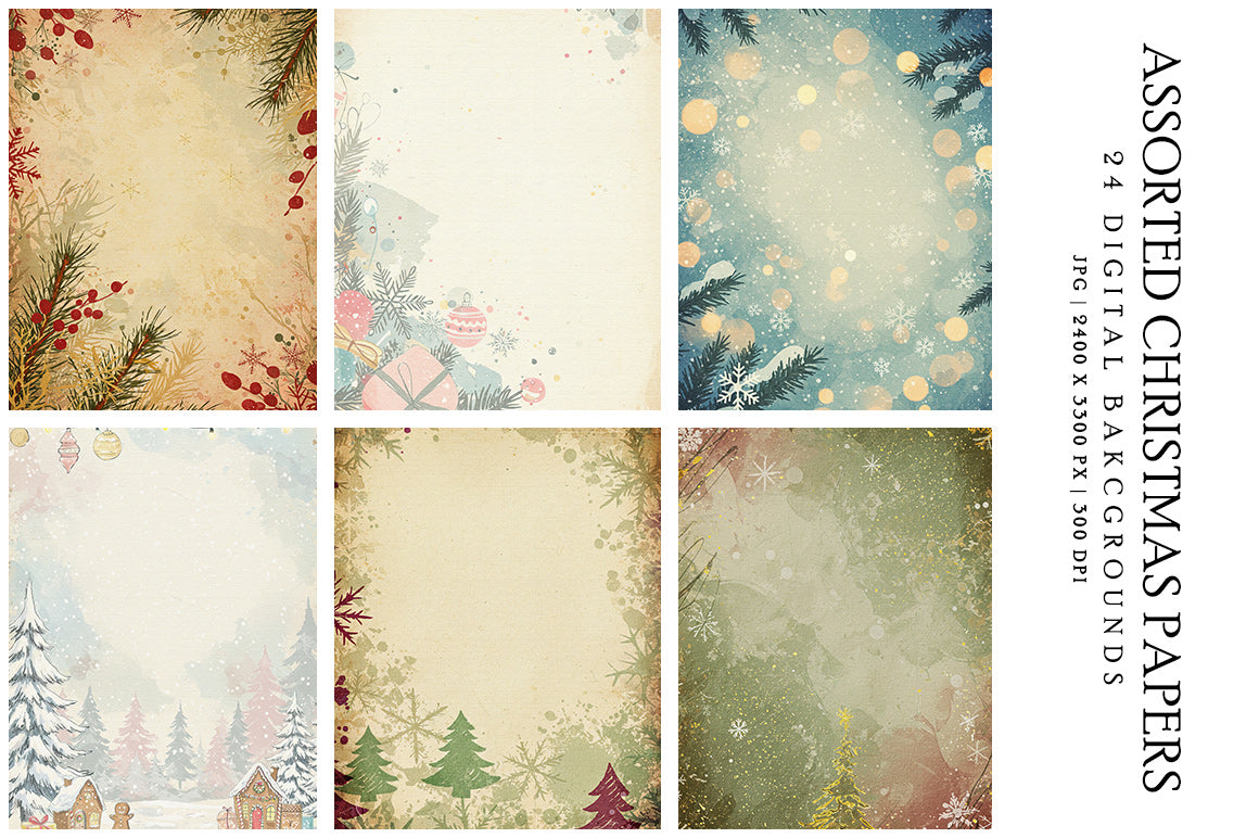 Assorted Christmas Papers