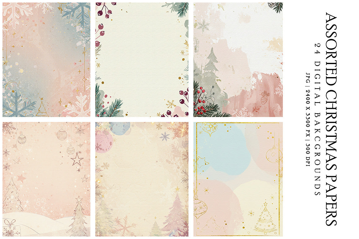 Assorted Christmas Papers