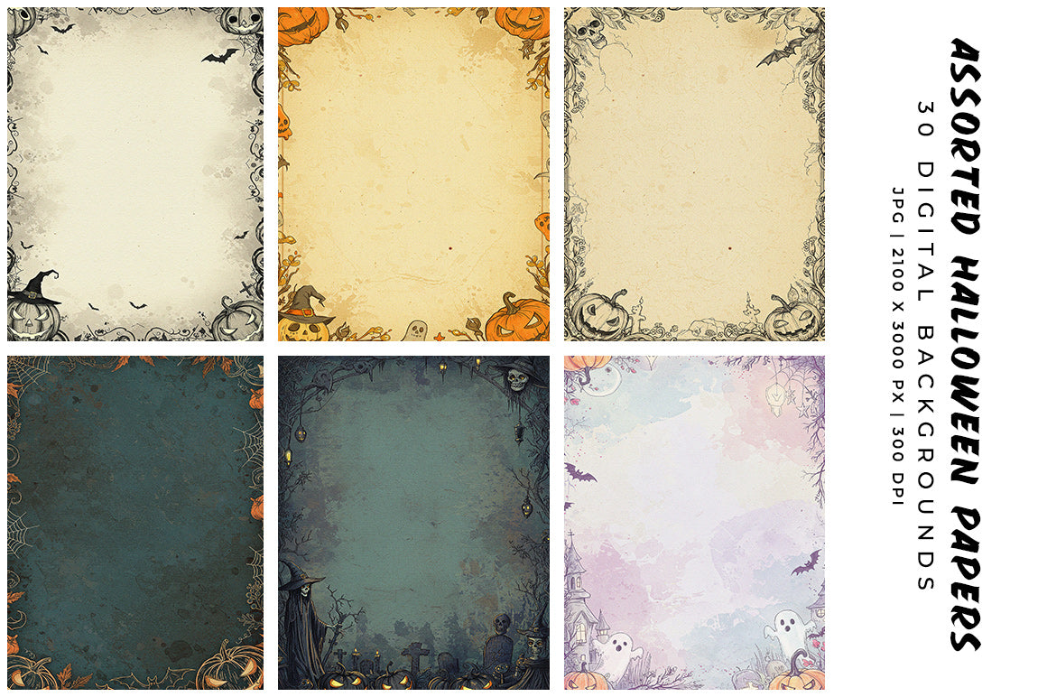 Assorted Halloween Papers