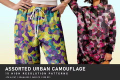 Assorted Urban Camouflage - CraftNest - Digital Crafting and Art