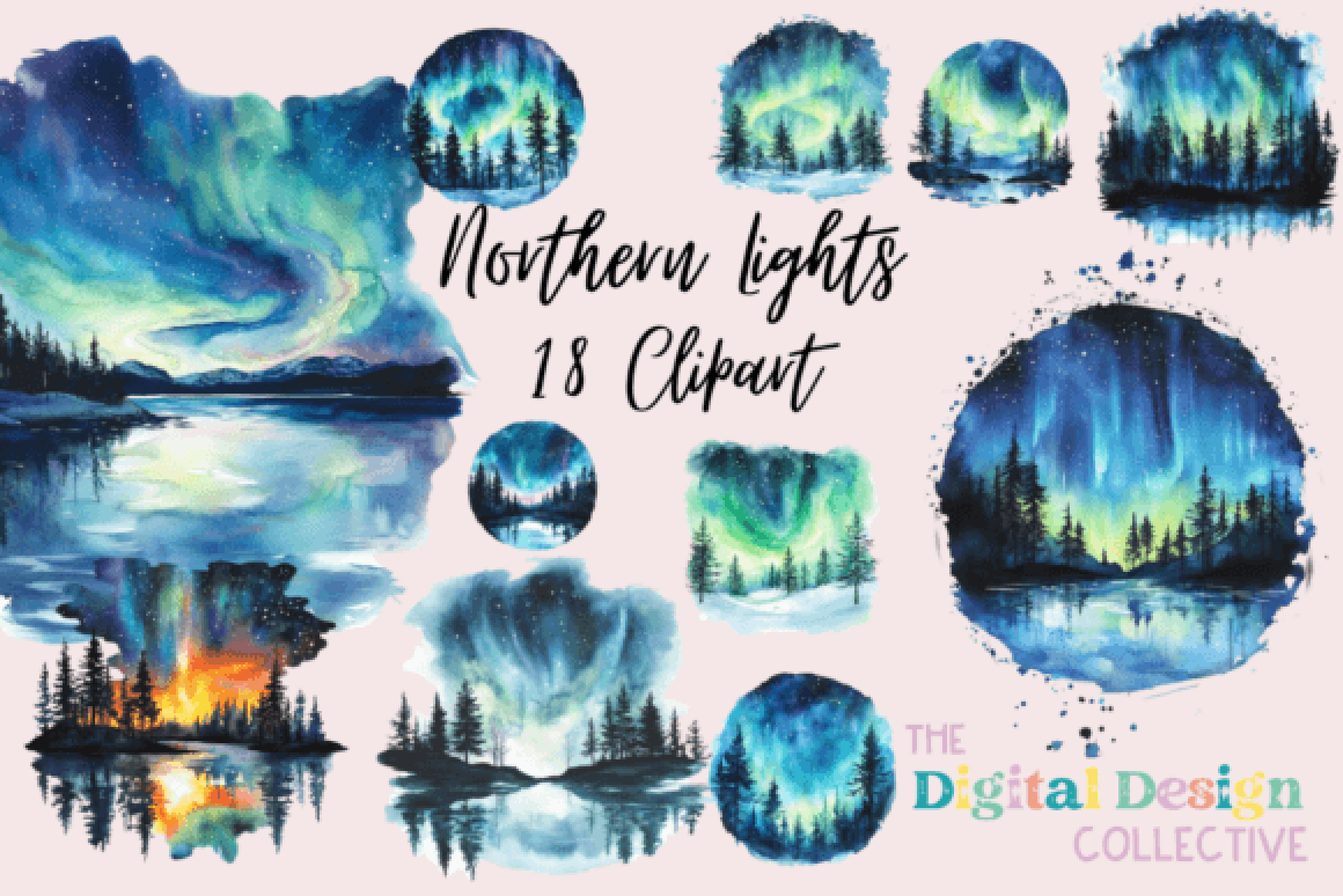 Captivating Northern Lights - CraftNest - Digital Crafting and Art