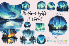 Captivating Northern Lights - CraftNest - Digital Crafting and Art