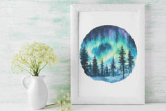 Captivating Northern Lights - CraftNest - Digital Crafting and Art