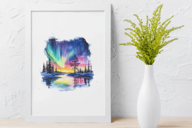 Captivating Northern Lights - CraftNest - Digital Crafting and Art