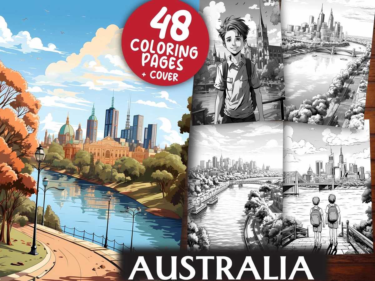 Australia Coloring Books - CraftNest