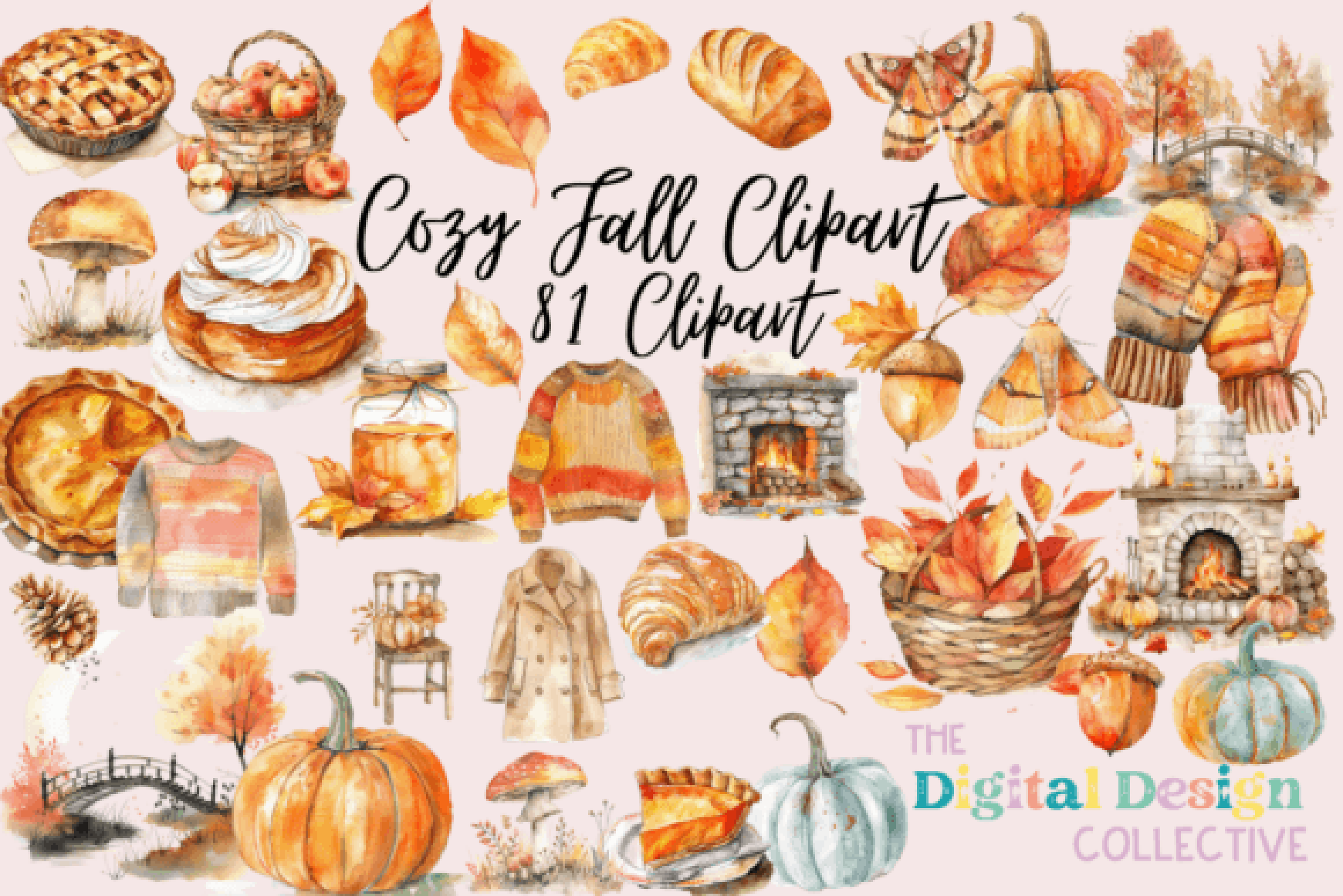 Autumn Fall Clipart Bundle