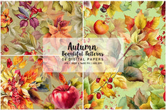 Beautiful Autumn Patterns - CraftNest - Digital Crafting and Art