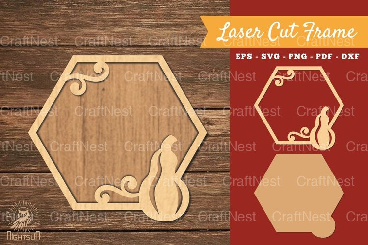 Autumn Laser Cut Frame SVG Bundle - CraftNest - Digital Crafting and Art