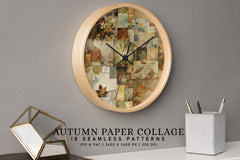 Autumn Paper Collage - CraftNest - Digital Crafting and Art
