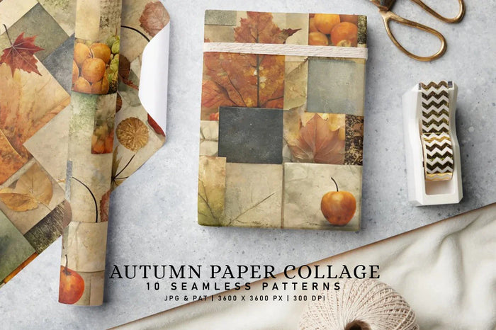 Autumn Paper Collage