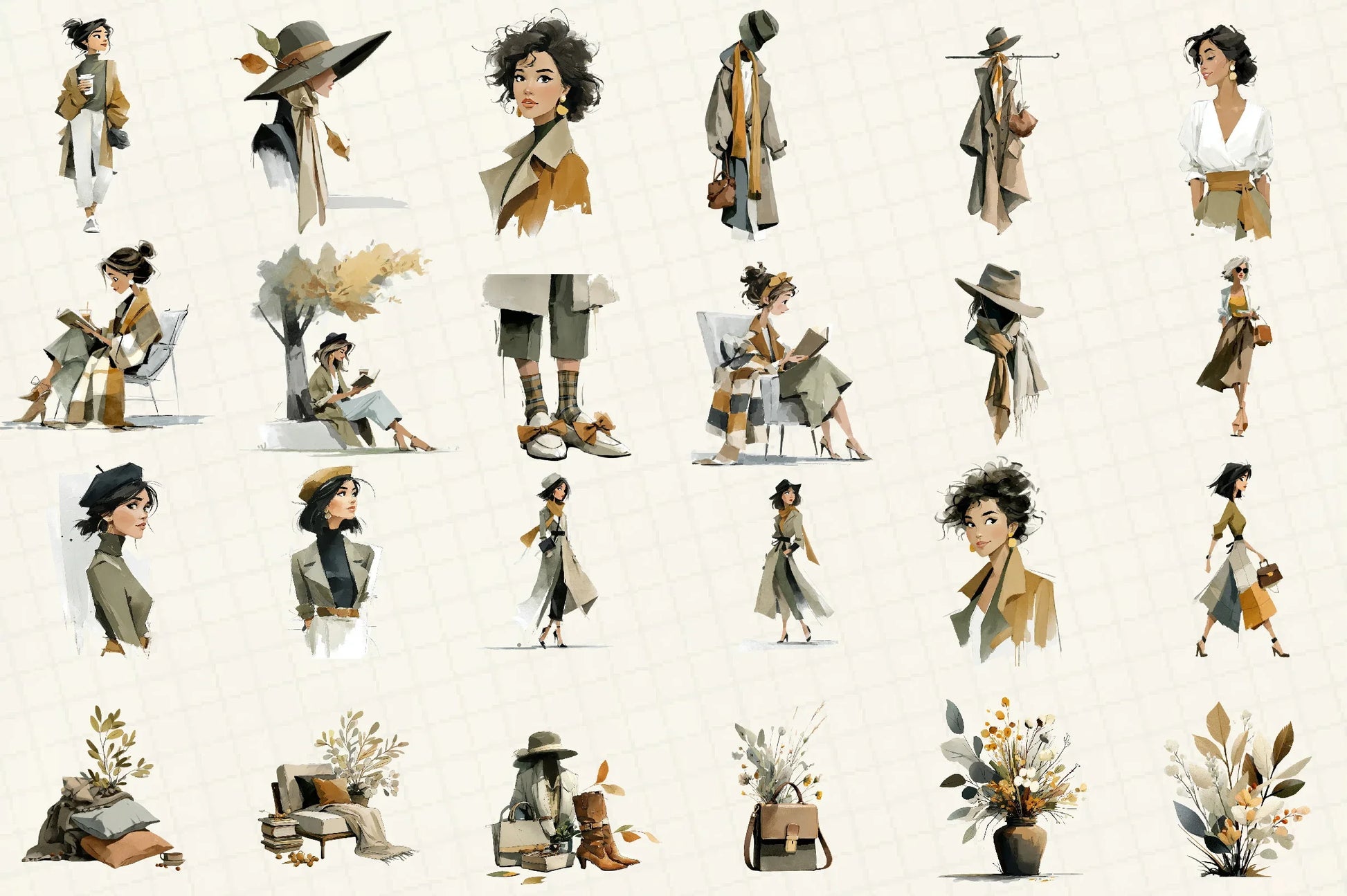 Autumn Clipart Bundle Set - CraftNest - Digital Crafting and Art