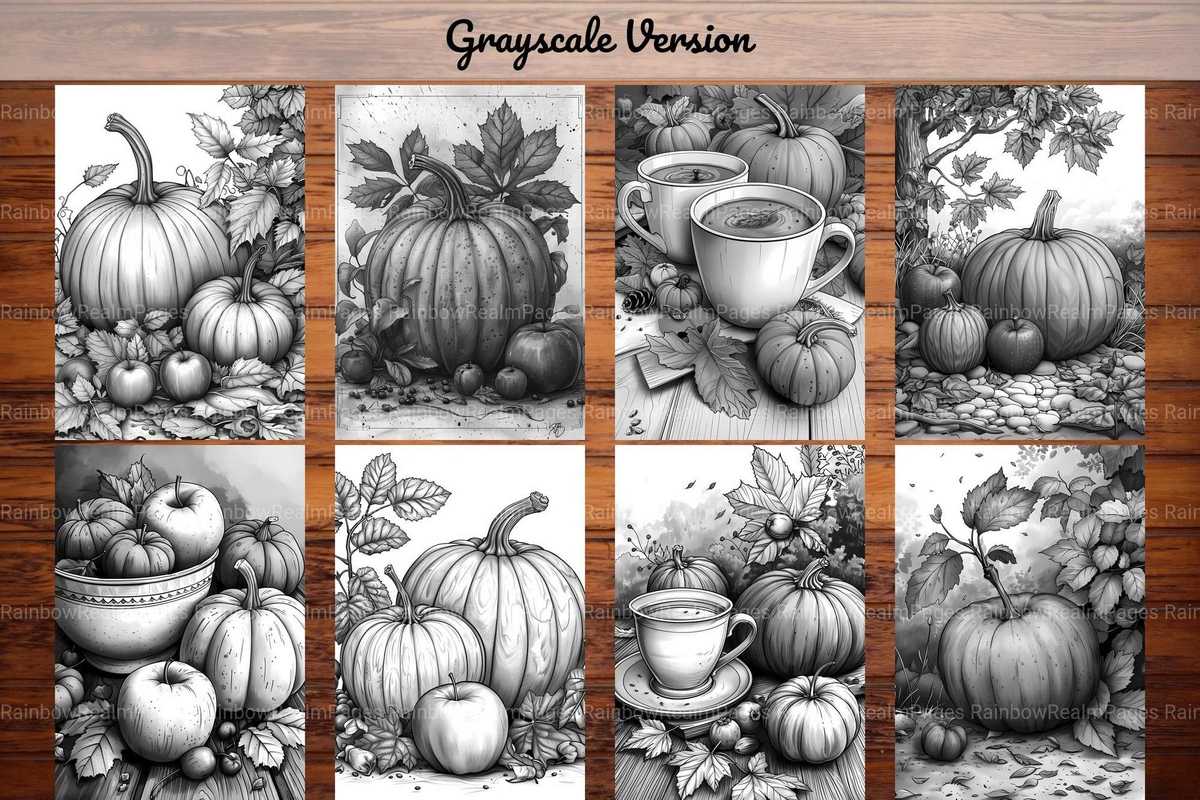 Autumn Apple Coloring Books - CraftNest - Digital Crafting and Art