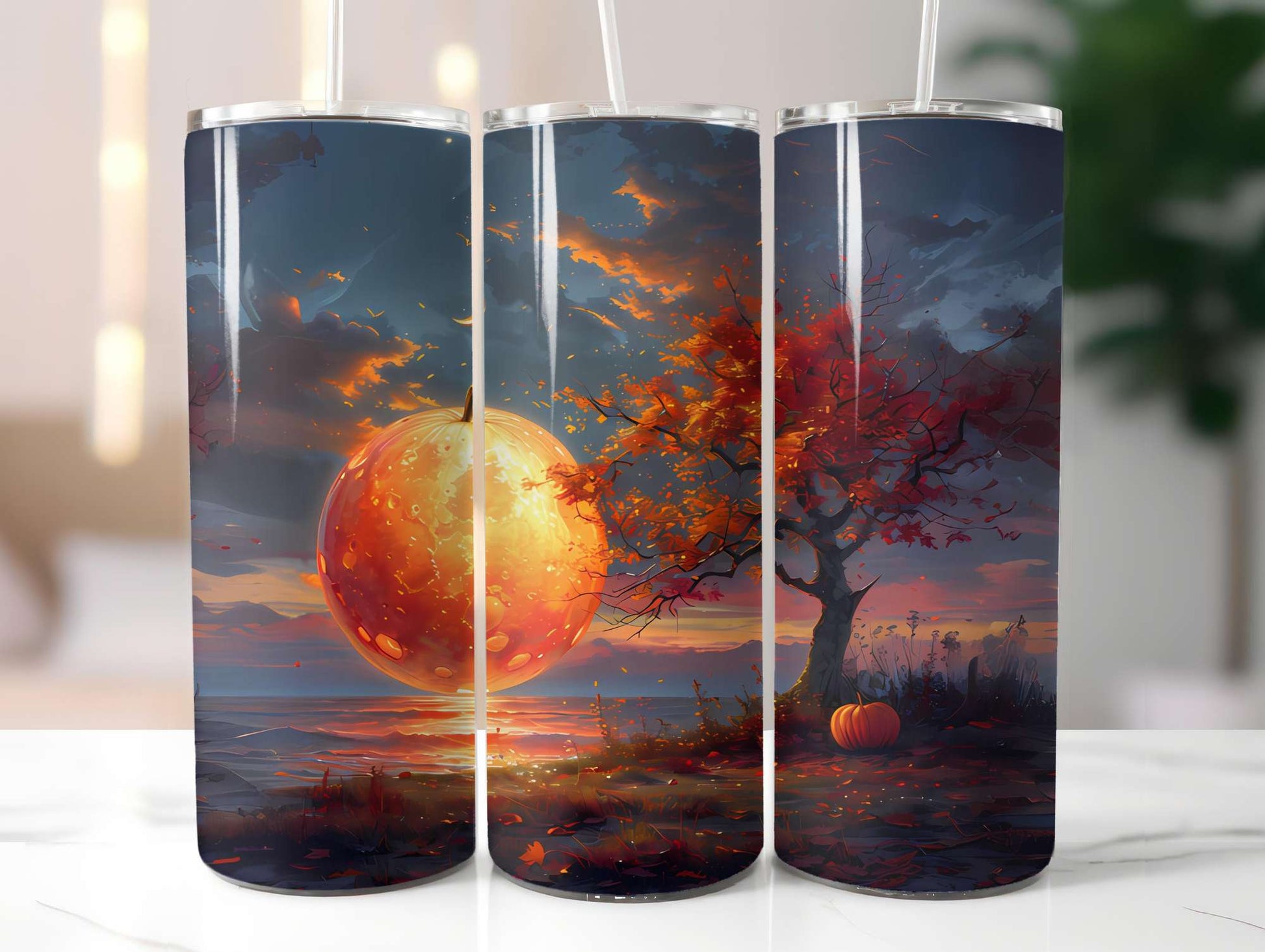 Autumn Apple 3 Tumbler Wrap - CraftNest - Digital Crafting and Art