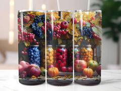 Autumn Apple 3 Tumbler Wrap - CraftNest - Digital Crafting and Art