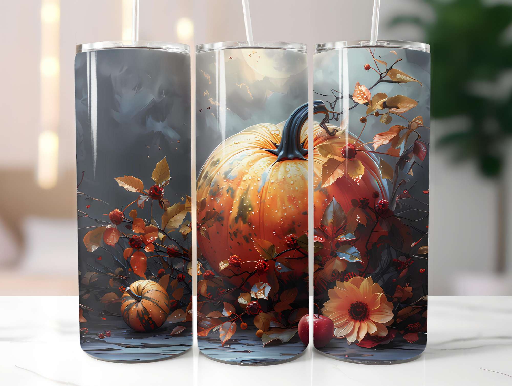 Autumn Apple 3 Tumbler Wrap - CraftNest - Digital Crafting and Art