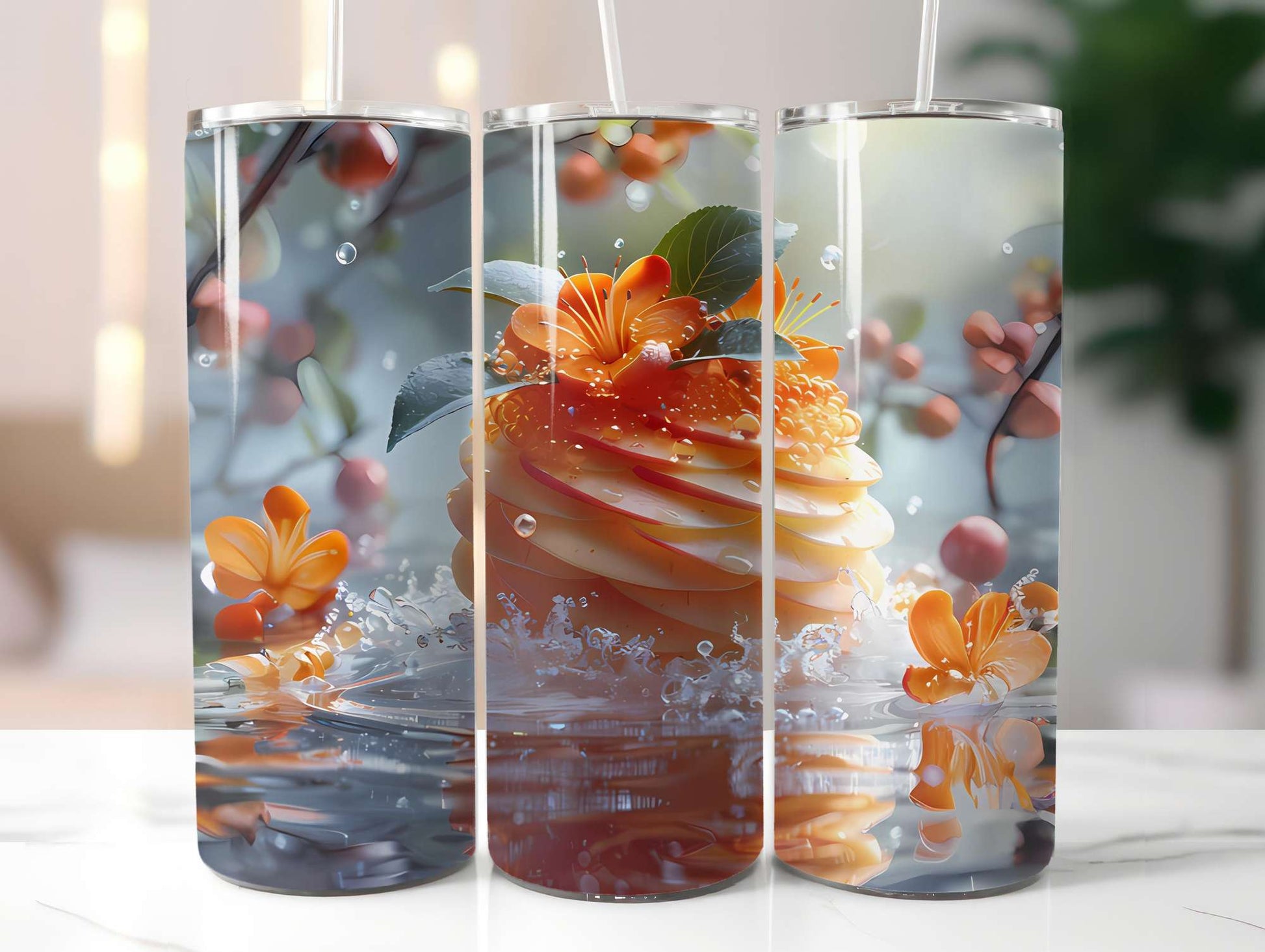 Autumn Apple 5 Tumbler Wrap - CraftNest - Digital Crafting and Art