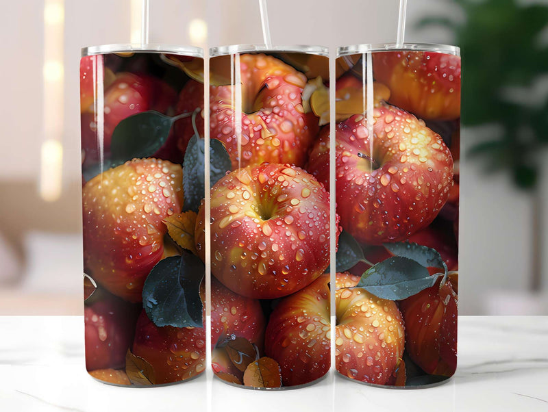 Autumn Apple 4 Tumbler Wrap - CraftNest - Digital Crafting and Art