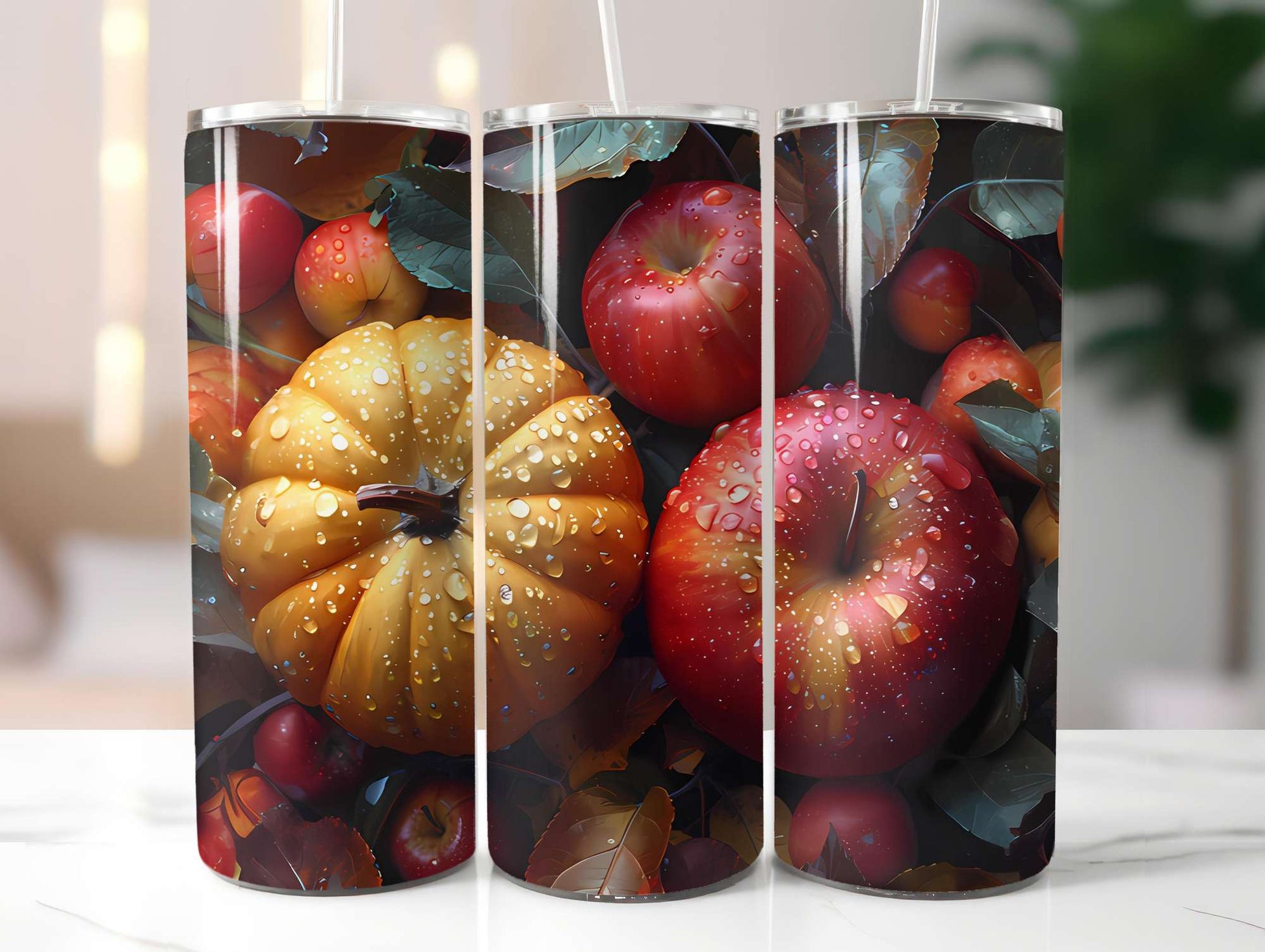 Autumn Apple 5 Tumbler Wrap - CraftNest - Digital Crafting and Art