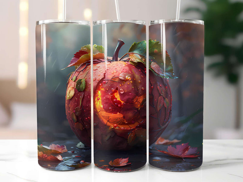 Autumn Apple 4 Tumbler Wrap - CraftNest - Digital Crafting and Art