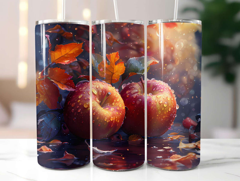 Autumn Apple 4 Tumbler Wrap - CraftNest - Digital Crafting and Art