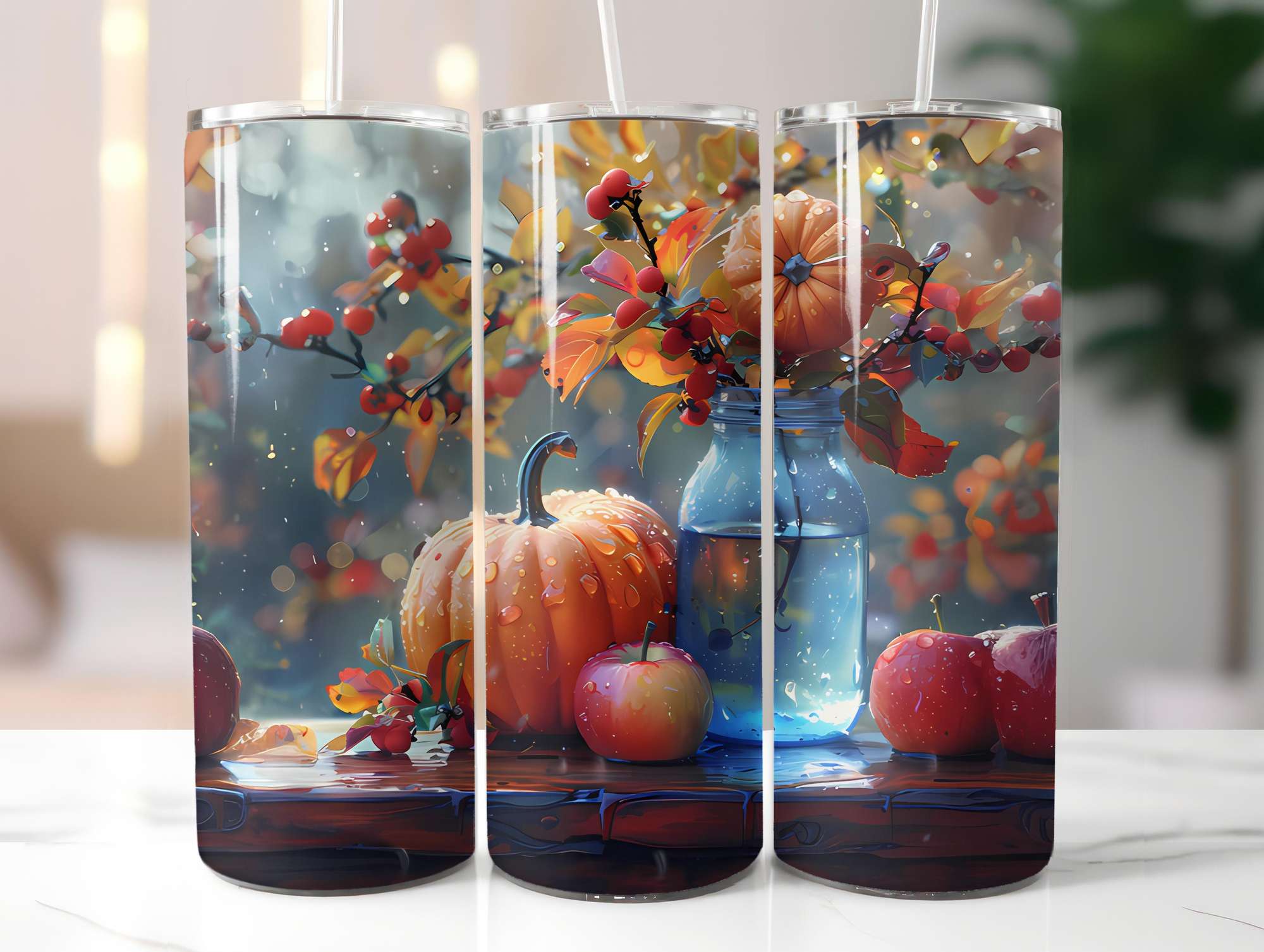 Autumn Apple 5 Tumbler Wrap - CraftNest - Digital Crafting and Art