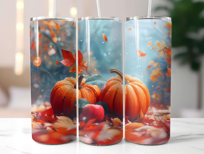 Autumn Apple 5 Tumbler Wrap - CraftNest - Digital Crafting and Art