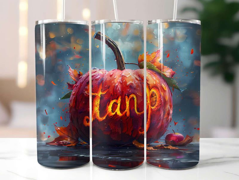 Autumn Apple 4 Tumbler Wrap - CraftNest - Digital Crafting and Art