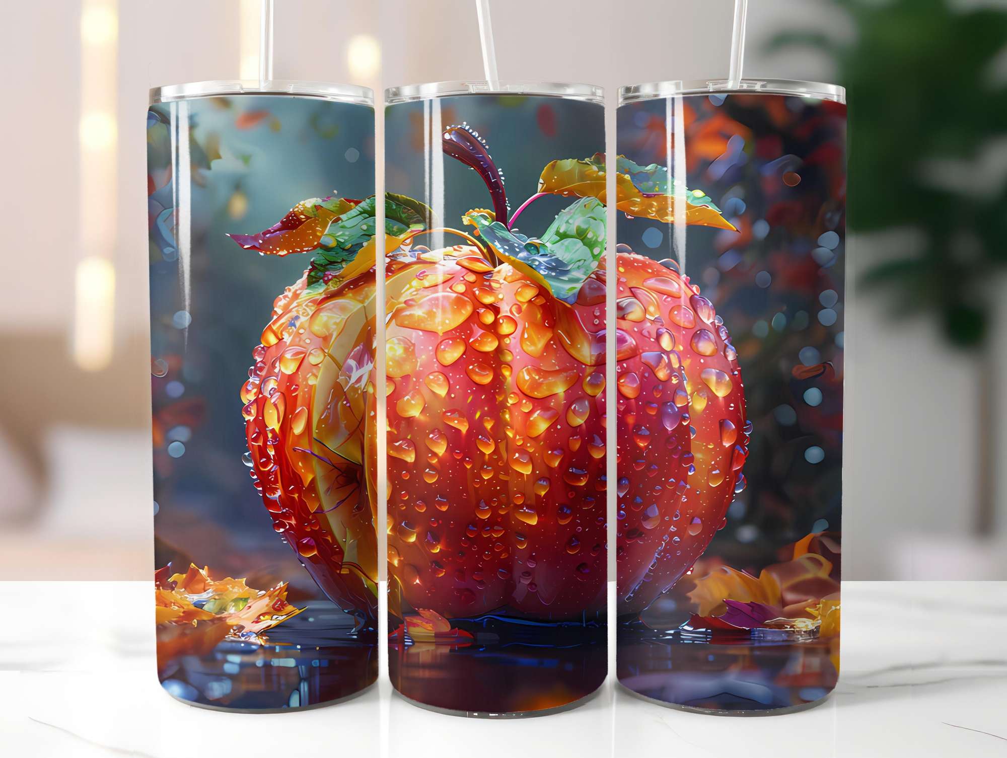 Autumn Apple 4 Tumbler Wrap - CraftNest - Digital Crafting and Art