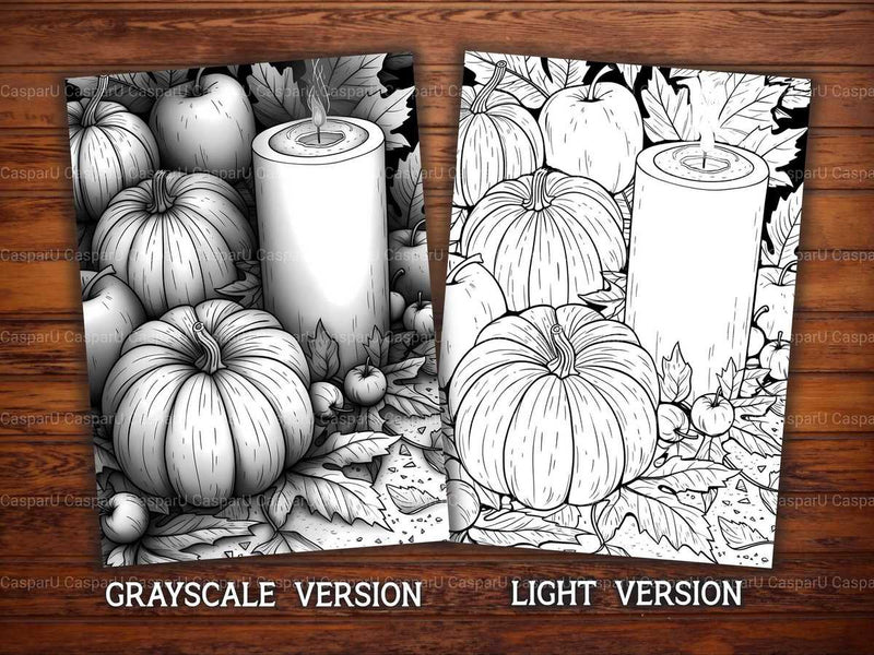 Autumn Apple Coloring Books - CraftNest - Digital Crafting and Art