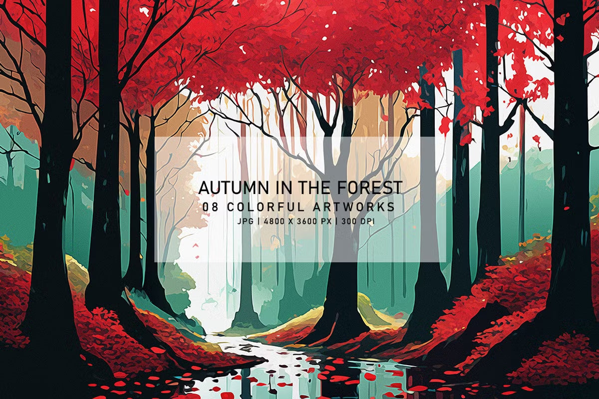 Autumn in the Forest - CraftNest - Digital Crafting and Art